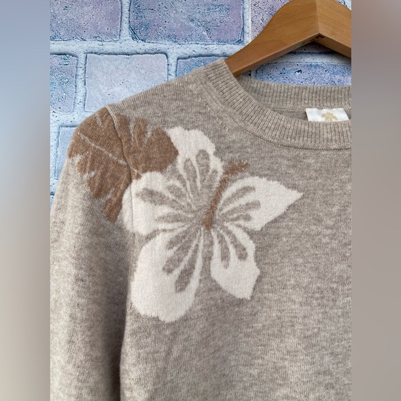 The Westside Cashmere Wool Crew neck sweater beige size XS - Picture 4 of 8